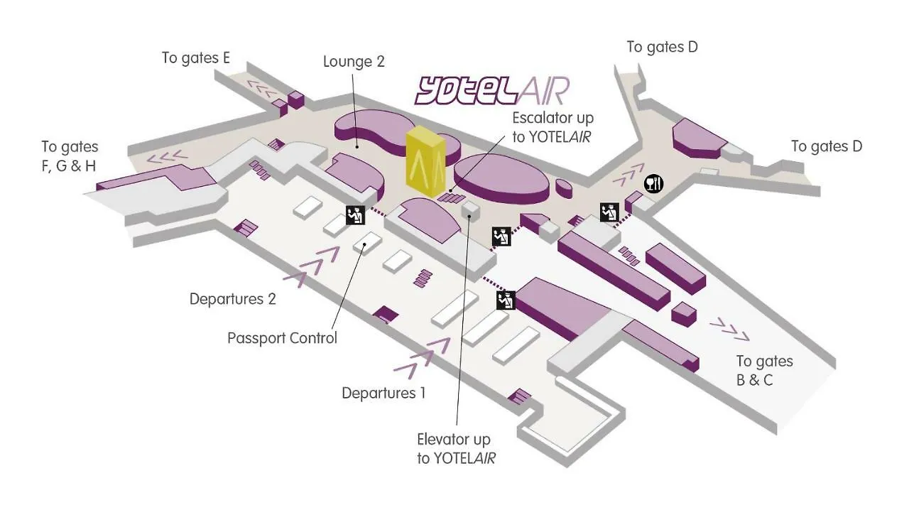 YOTELAIR Amsterdam Schiphol Transit Hotel Amsterdam Airport Schiphol
